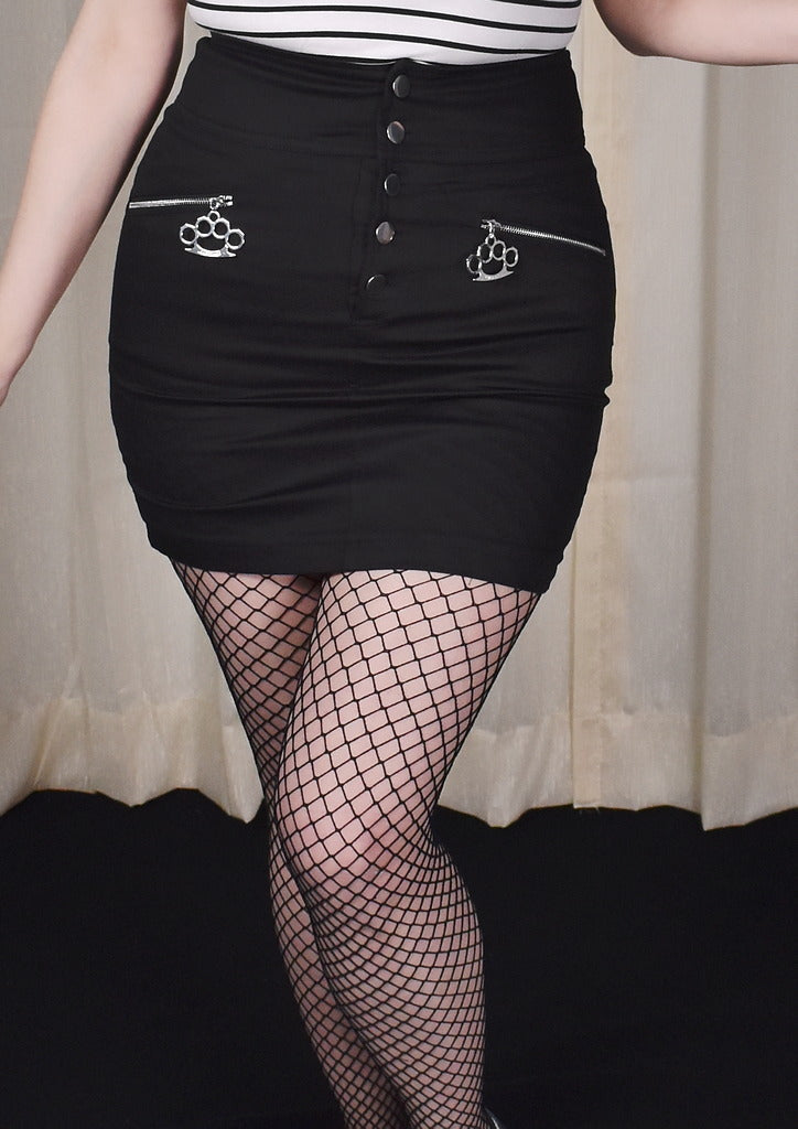 Knuckleduster Mini Skirt – Cats Like Us