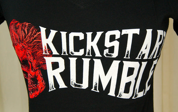 Ladies Kick Start Rumble SkullT Cats Like Us