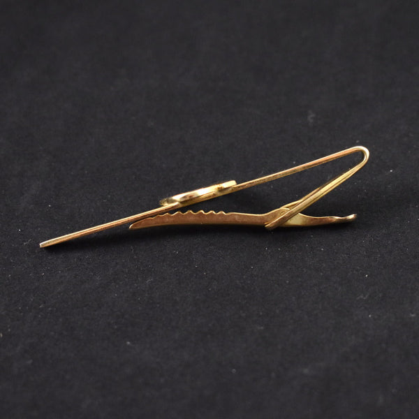 Large Gold B Tie Clip Bar Cats Like Us