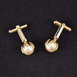 Large Pearl Cuff Links Cats Like Us