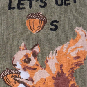 Let's Get Nuts Squirrel Socks Cats Like Us