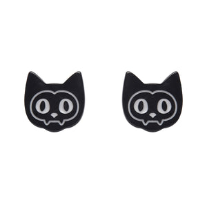 Little Black Cat Earrings Cats Like Us