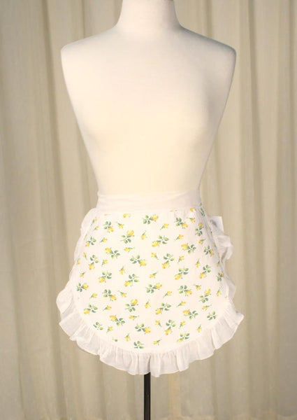 Little Yellow Roses Apron Cats Like Us