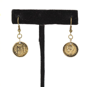 Lucky Spanish Coin Earrings Cats Like Us