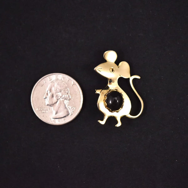 MCM Mouse Brooch Pin Cats Like Us