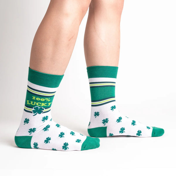 100% Lucky Crew Socks