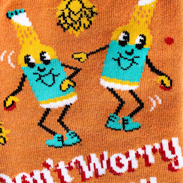 Don't Worry, Be Hoppy Crew Socks