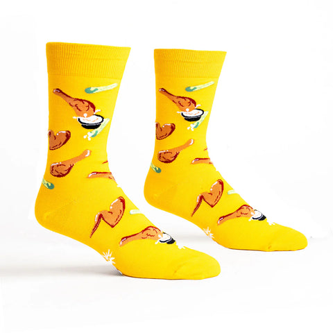 Spread Your Buffalo Wings & Fry Crew Socks