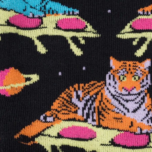 Eye of the Tiger Pizza Crew Socks
