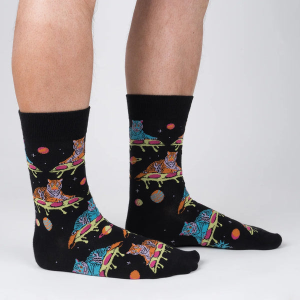 Eye of the Tiger Pizza Crew Socks