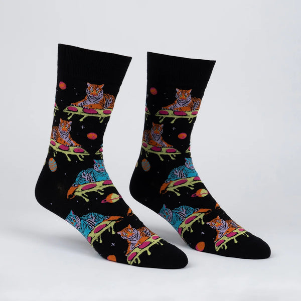 Eye of the Tiger Pizza Crew Socks