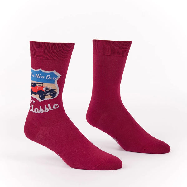 I'm Not Old, I'm Classic Car Crew Socks