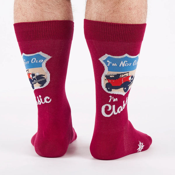I'm Not Old, I'm Classic Car Crew Socks