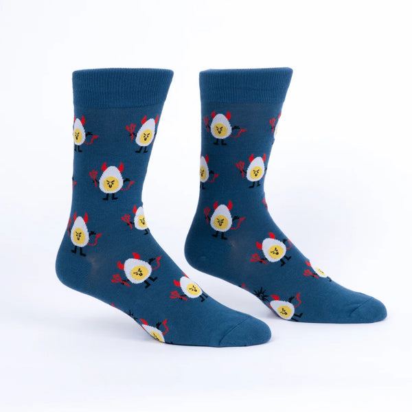 Deviled Eggs Crew Socks