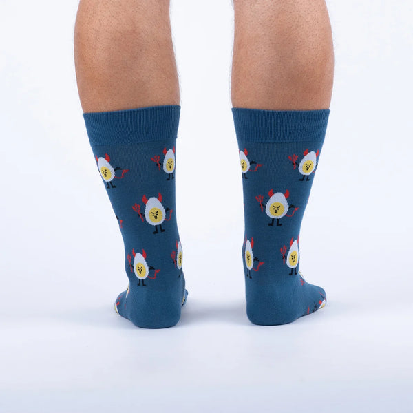 Deviled Eggs Crew Socks