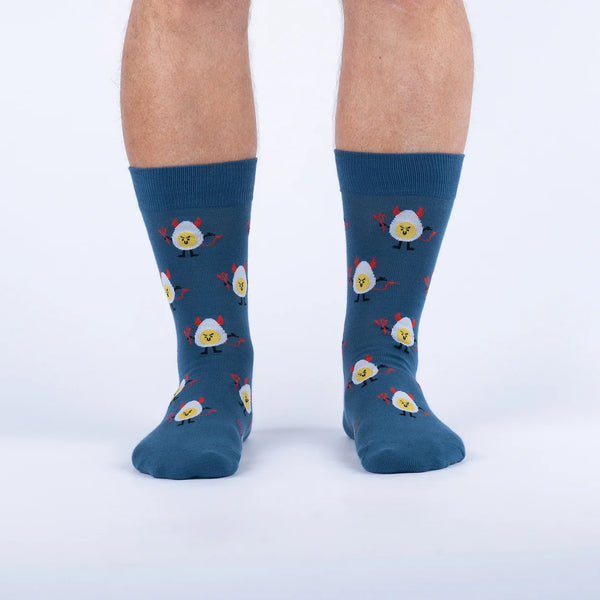 Deviled Eggs Crew Socks
