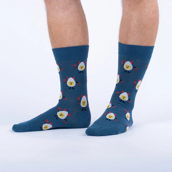 Deviled Eggs Crew Socks