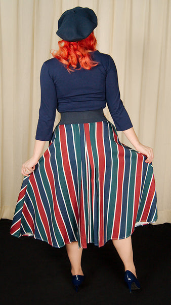Madelyn Striped Circle Skirt Cats Like Us