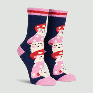 Magic Mushroom Slipper Socks Cats Like Us