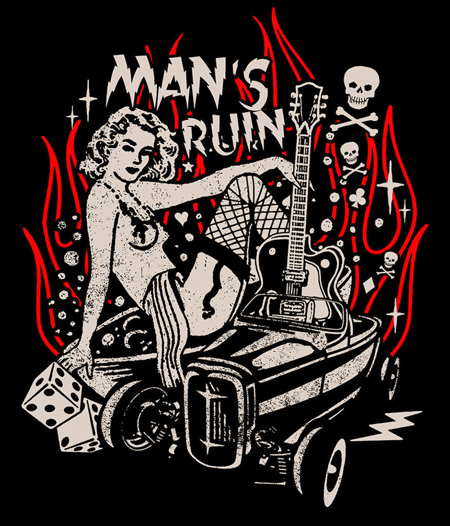 トップス TSY MAN'S RUIN TEE // BLACK XL Man's Ruin T Shirt – Cats Like Us