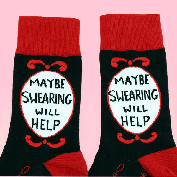 Maybe Swearing Will Help Socks Cats Like Us