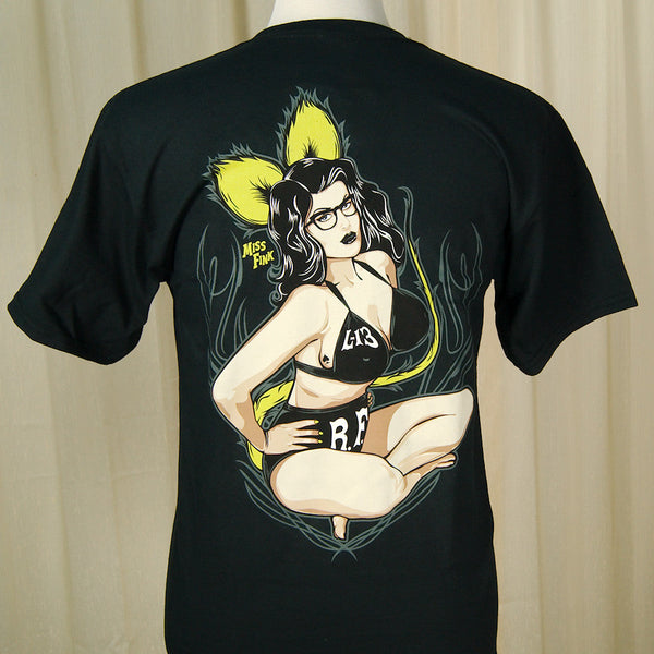 Miss Fink Pinup T Shirt Cats Like Us