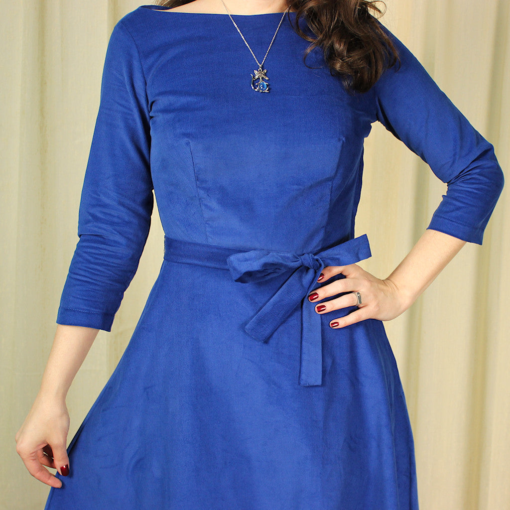 corduroy dress knee length Mitzi Royal Corduroy Womens Retro Style Dress by Heart of Haute – Cats Like  Us