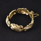 Cats Like Us Monet Gold Textured Bracelet