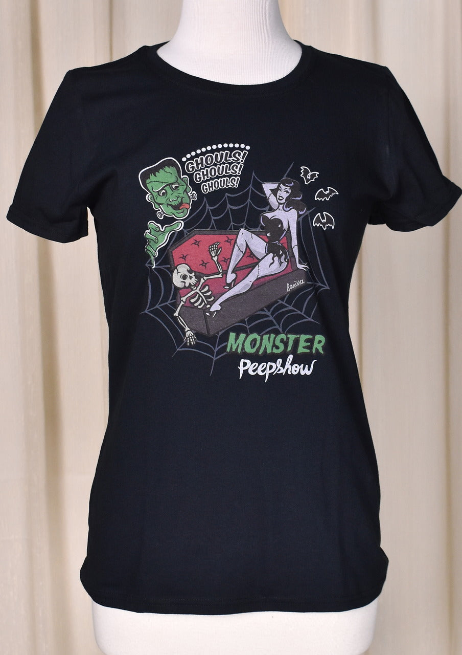 Monster Ghouls Peepshow T Shirt Cats Like Us