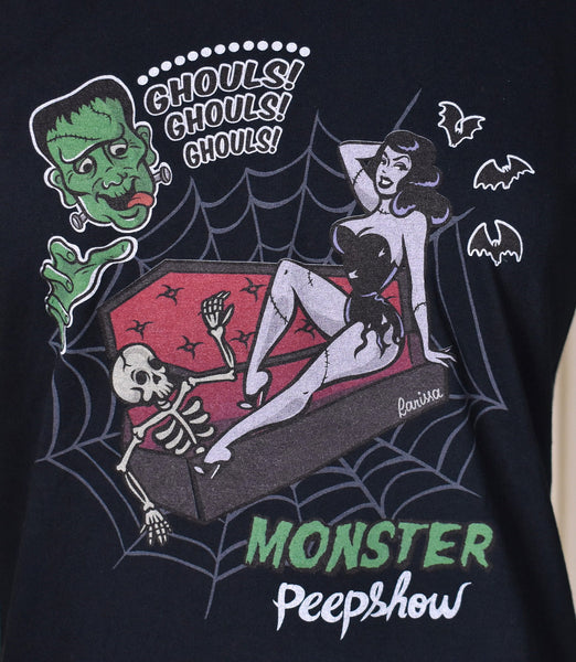 Monster Ghouls Peepshow T Shirt Cats Like Us