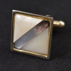 Mother of Pearl Stripe Cufflink Cats Like Us