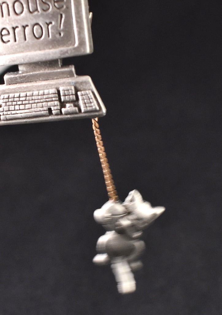 Mouse Error Computer Cat Brooch ā Cats Like Us