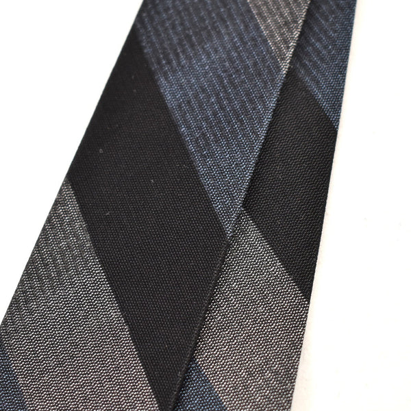 NOS 1960s Black Blue Stripe Tie Cats Like Us