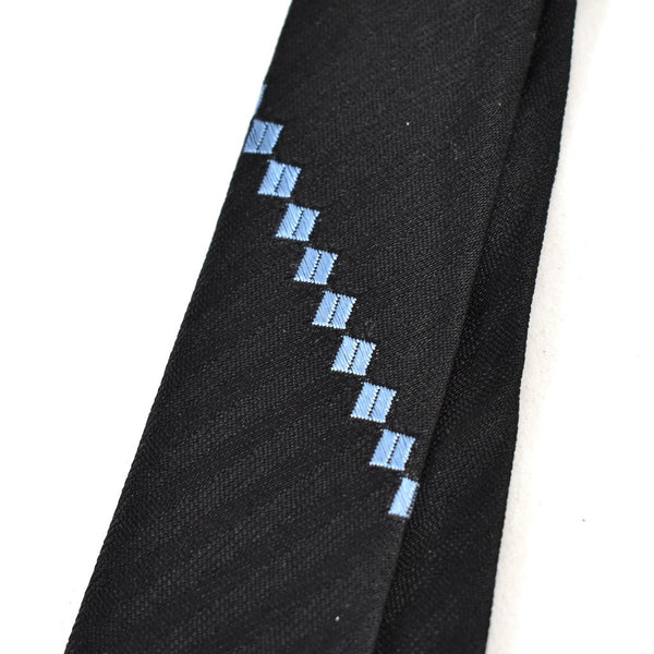 NOS 1960s Blue Squares Tie Cats Like Us