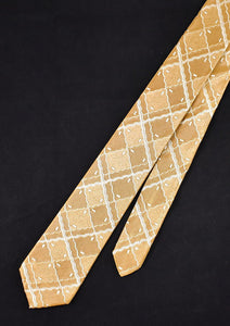 NOS 1960s Gold & Silver Vintage Tie Cats Like Us