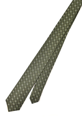NOS 1960s Green Squares Vintage Tie Cats Like Us
