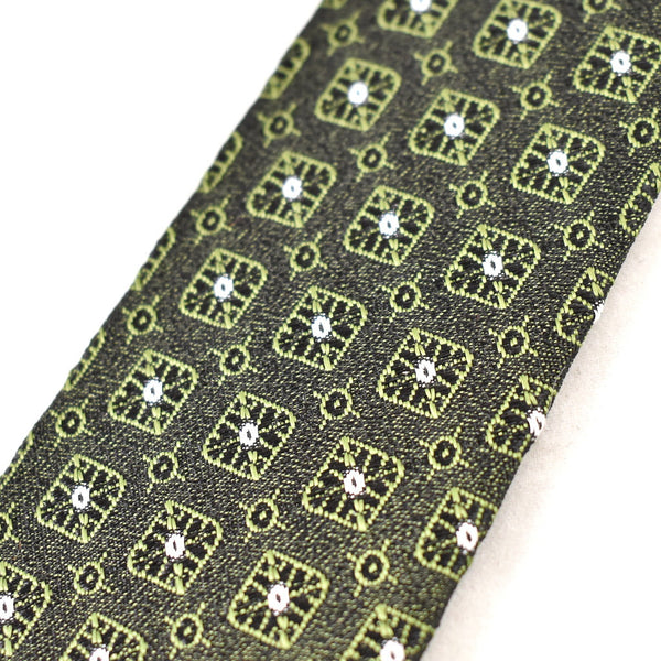 NOS 1960s Green Squares Vintage Tie Cats Like Us