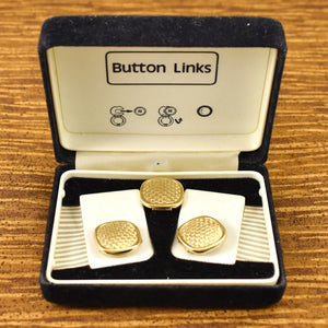 NOS Gold Square Button Covers Cats Like Us
