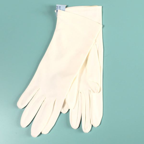 NOS Off White Vintage Gloves Cats Like Us