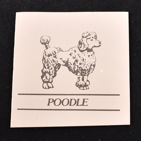 NOS Poodle Dog Pin Cats Like Us