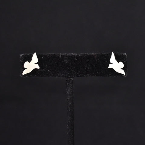 NOS Seagull Shell Stud Earrings Cats Like Us