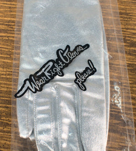 NOS Silver Gloves Cats Like Us