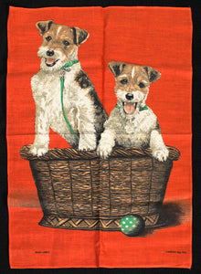 NWOT Playful Terriers Tea Towel Cats Like Us