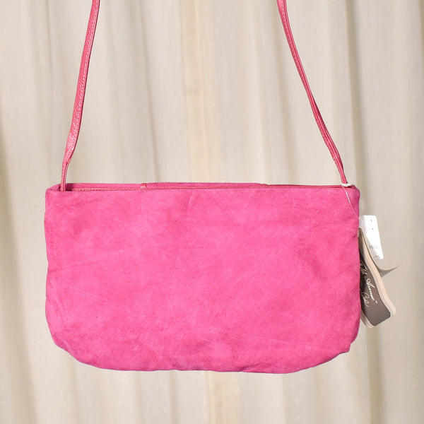 NWT 80s does 1940s Vintage Pink Handbag Cats Like Us