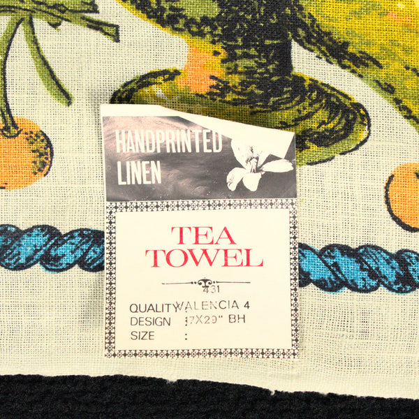 NWT Urn & Fruit Tea Towel Cats Like Us