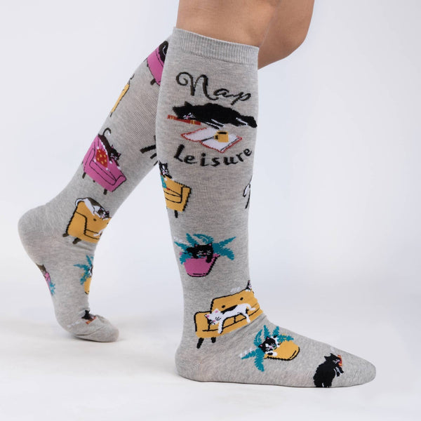 Nap Leisure Cat Knee Socks Cats Like Us