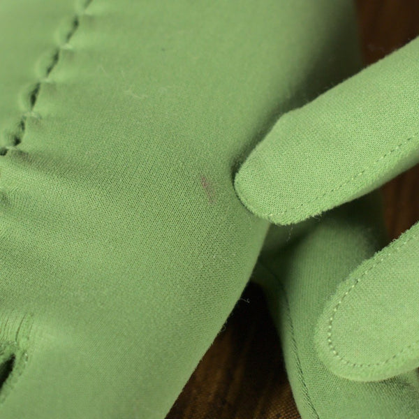 Olive Green Leaf Gloves Cats Like Us