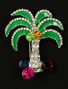 Palm Tree Brooch Pin Cats Like Us