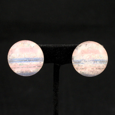 Pastel Confetti Vintage Lucite Earrings Cats Like Us