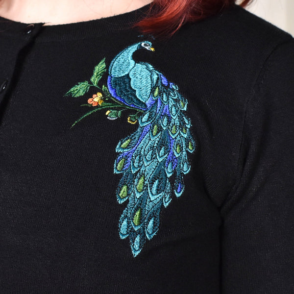 Peacock Floral Cardigan Cats Like Us